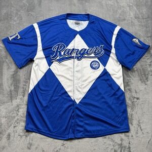 Texas Rangers "Power Rangers Jersey"  Blue Marcus Semien #2 Size XL SGA